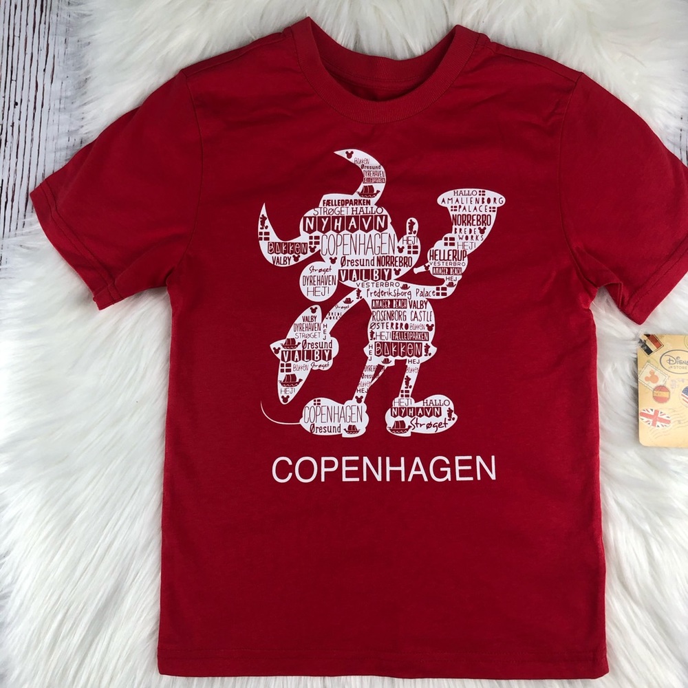 NWT Authentic Disney Mickey Mouse Copenhagen Shirt